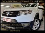 DACIA SANDERO STEPWAY 0.9 TCE ‼️GARANTIE 1 AN CTOK‼️, Voorwielaandrijving, Stof, 5 deurs, Euro 5