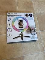 Soundlogic Multicolor selfie ring light with stand, Nieuw, Ophalen of Verzenden