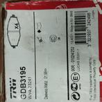 Voorste remblokken Daewoo lanos etc..., Ophalen of Verzenden, Daewoo