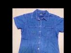 Jeans hemd met korte mouw stretch., Vêtements | Femmes, Comme neuf, Bleu, Taille 42/44 (L), García C&A.