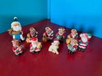 10 kerstfiguurtjes.  Beertjes. Kerstmannen.  Samen 1€, Ophalen of Verzenden, Zo goed als nieuw