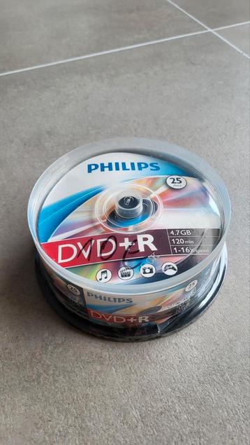 DVD+R philips 25 stuks sealed beschikbaar voor biedingen