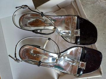 dames sandalen maat 38 in goede staat, Overige kleuren, Gedragen, Sandalen of Muiltjes, Ophalen of Verzenden