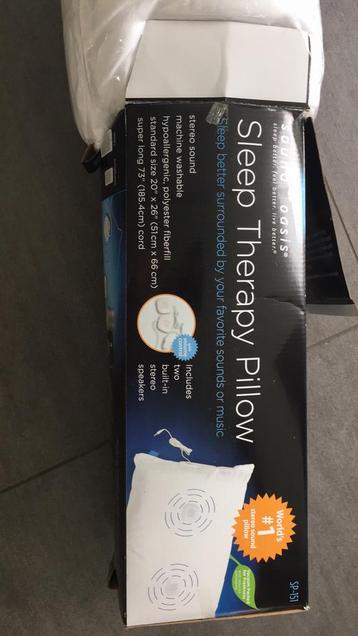 Sleep therapy pillow Nieuw beschikbaar voor biedingen