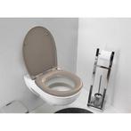 Bruin-Grijs-Beige WC Toilet bril, wcbril toiletbril Nieuw, Nieuw, Toilet, Ophalen of Verzenden
