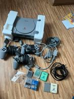 PS1-console, Games en Spelcomputers, Spelcomputers | Sony PlayStation 1, Ophalen, Gebruikt, Met 3 controllers of meer, Met games