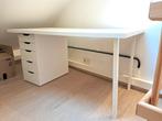 bureau + meuble 5 tiroirs IKEA, Ophalen, Zo goed als nieuw, Bureau