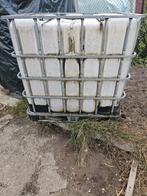 Ibc container 1.000l met aftapkraan, Ophalen