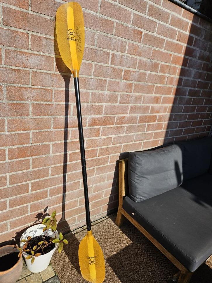 Werner Sherpa - 4 delig - fiberglass - 200cm, Watersport en Boten, Suppen, Zo goed als nieuw, Ophalen of Verzenden