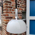 Vintage glazen hanglamp peill & putzler, Huis en Inrichting, Lampen | Hanglampen, Gebruikt, Ophalen of Verzenden