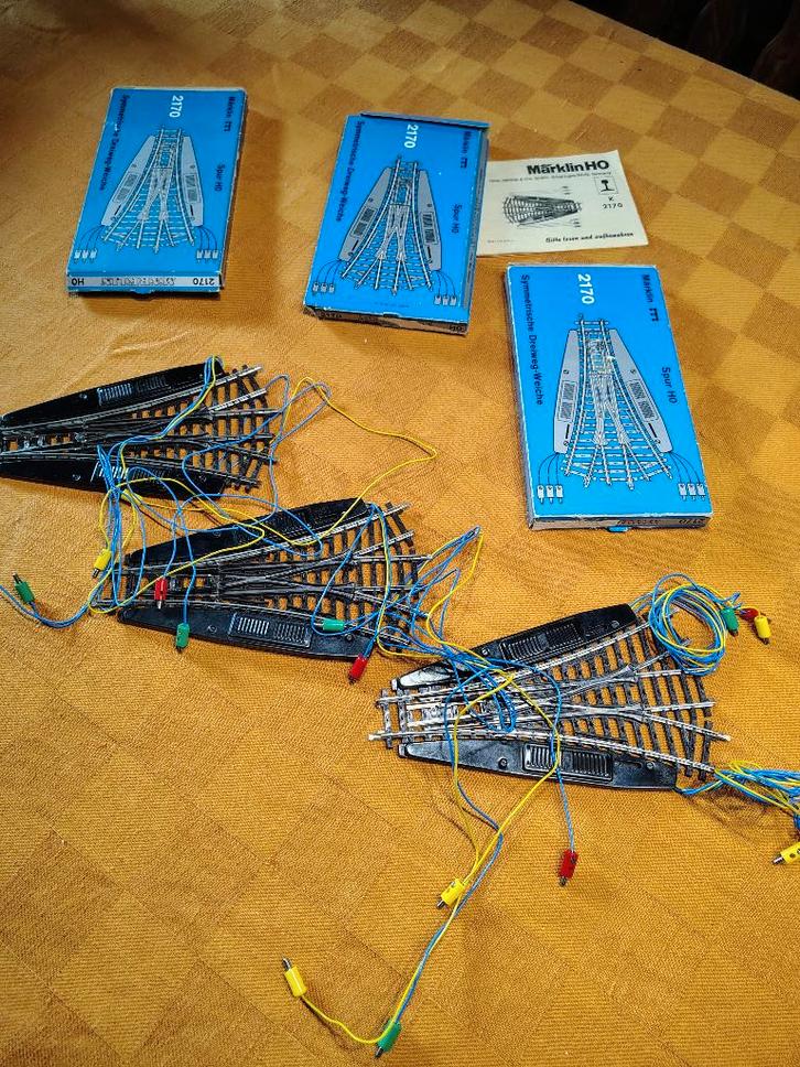 Interrupteurs tridirectionnels Marklin 2170 K-Rail, Hobby & Loisirs créatifs, Trains miniatures | HO, Utilisé, Rails, Märklin