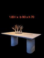 Marmeren tafel, Huis en Inrichting, Tafels | Eettafels, Ophalen, Overige materialen, Gebruikt, 50 tot 100 cm