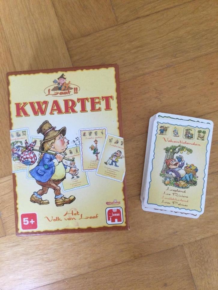 Kwartet Spel het volk van Laaf Jumbo, Hobby en Vrije tijd, Gezelschapsspellen | Bordspellen, Zo goed als nieuw, Ophalen