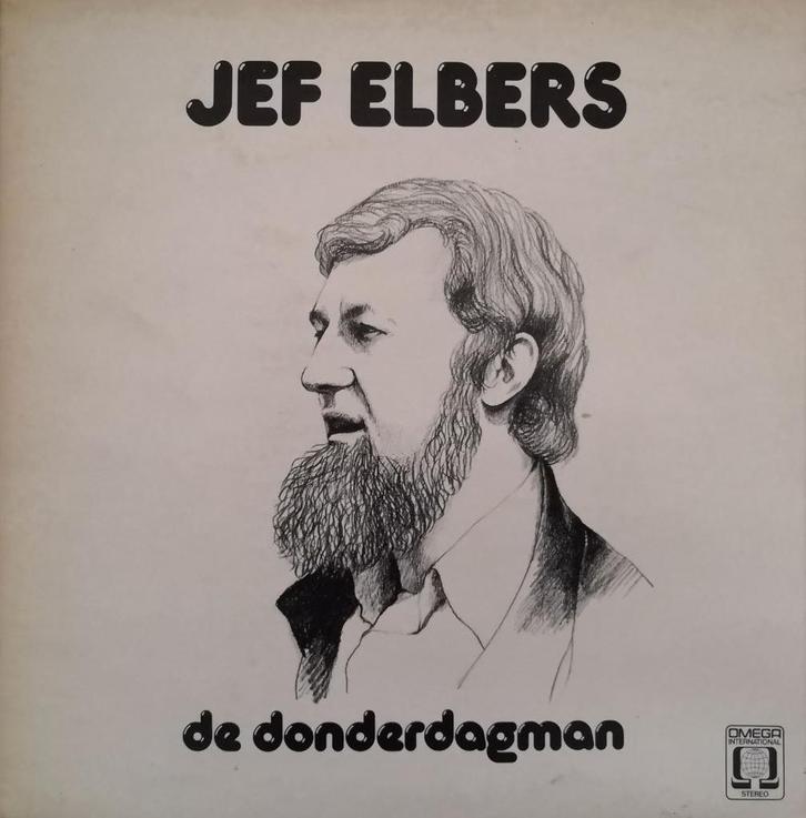 JEF ELBERS - De donderdagman (LP), Cd's en Dvd's, Vinyl | Nederlandstalig, Zo goed als nieuw, Pop, 12 inch, Ophalen of Verzenden