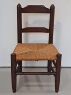Stevig Mini stoeltje in hout met rieten zitvlak, Enlèvement