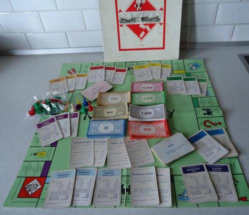 "Monopoly" Deska Belgische Tweetalige Editie in goede staat, Hobby en Vrije tijd, Gezelschapsspellen | Bordspellen, Gebruikt, Een of twee spelers
