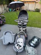 Stokke baby wagen compleet, Kinderen en Baby's, Kinderwagens en Combinaties, Gebruikt, Met autostoeltje, Ophalen, Kinderwagen