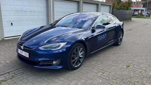 Tesla model S 90D, Autos, Tesla, Particulier, Model S, Toit ouvrant, Électrique, Berline, 5 portes, Automatique, Bleu, Noir, Cuir