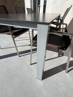 Tuintafel+ stoelen, Tuin en Terras, Ophalen, Aluminium