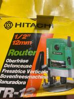 Hitachi TR-12 bovenfrees, Doe-het-zelf en Bouw, Gereedschap | Freesmachines, Ophalen, Zo goed als nieuw, Bovenfrees, Hitachi