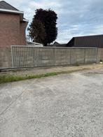 Gegalvaniseerd Schuifhekken 10m lang, 2m hoog, Ophalen, Gebruikt, IJzer