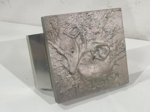 Brutalist deurklink deurgreep , aluminium, Doe-het-zelf en Bouw, Hang- en Sluitwerk, Gebruikt, Klink of Kruk, Ophalen of Verzenden