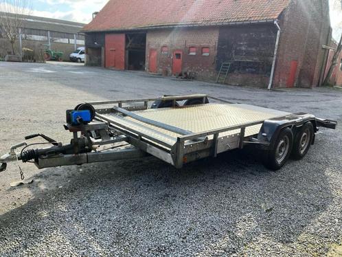 Autotransporten met lier en oprijplaten bcw, Auto diversen, Aanhangers en Bagagewagens, Gebruikt, Ophalen