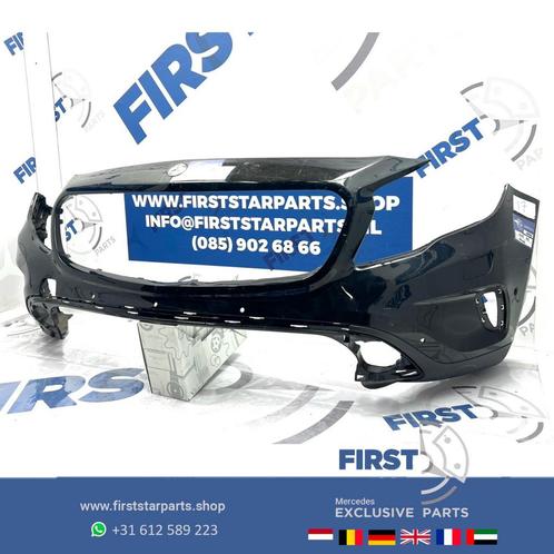 W156 GLA Voorbumper 2013-2019 KOPLAMPSPROEIERS / PDC zwart w, Auto-onderdelen, Carrosserie, Bumper, Mercedes-Benz, Voor, Gebruikt