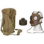 Belgische leger M51 gasmasker met tas en NBC filter, Ophalen of Verzenden, Landmacht, Overige typen