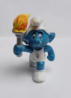 De smurfen :  olympische fakkeldrager smurf  20030, Ophalen of Verzenden, Gebruikt, Poppetje, Figuurtje of Knuffel