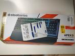 Steelseries Apex 3 Gaming toetsenbord, Computers en Software, Gaming toetsenbord, Ophalen of Verzenden, Zo goed als nieuw, Qwerty