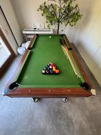 Biljart met accessoires, Sport en Fitness, Biljarten en Poolen, Ophalen of Verzenden, Zo goed als nieuw, Biljarttafel