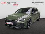Audi A3 Sportback AUTOMAAT*115PK*S-LINE*CAMERA*CARPLAY*GPS*T, Argent ou Gris, Achat, 127 g/km, Automatique