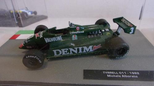 TYRELL 011 1982 de M.ALBORETO.1/43 IXO NEUVE,VITRINE, Hobby en Vrije tijd, Modelauto's | 1:43, Nieuw, Auto, Overige merken, Ophalen of Verzenden