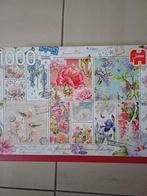 Legpuzzel Bloemenzegels, Ophalen, 500 t/m 1500 stukjes, Zo goed als nieuw, Legpuzzel