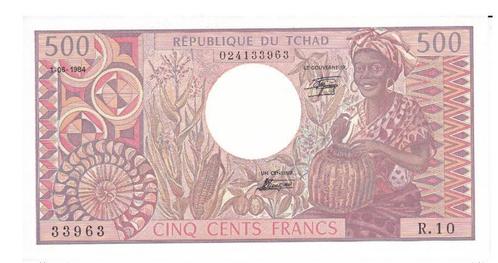 Tchad, 500 Francs, 1984, NEUF, Timbres & Monnaies, Billets de banque | Afrique, Billets en vrac, Autres pays, Envoi