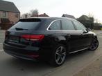 Audi A4 1.4 TFSI Benzine S-Line *2018 *Ohboek *Navi *EURO 6b, Voorwielaandrijving, Stof, A4, Zwart