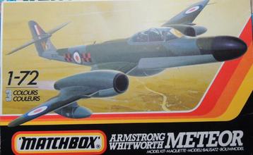 Meteor NF14 1/72ième Matchbox Decalco's BELGES - neuf, Envoi, Neuf, 1:72 à 1:144, Avion