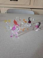 6 figurines Lucite Cristal vintage des années 70., Enlèvement ou Envoi