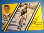 wielerkaart 1982 team renault bernard hinault signe, Verzenden, Zo goed als nieuw