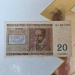 Bankbiljet 20 frank uit 1956, Ophalen, Los biljet