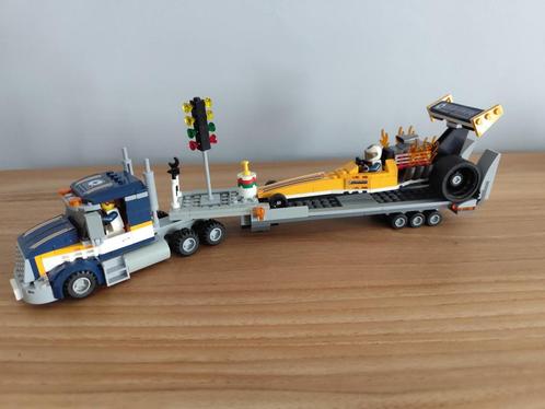 Lego 60151 - Dragster Transporter, Kinderen en Baby's, Speelgoed | Duplo en Lego, Gebruikt, Lego, Complete set, Ophalen