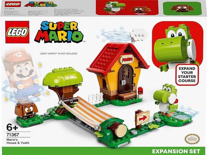 LEGO Super Mario 71367 Mario's huis & Yoshi nieuw, Kinderen en Baby's, Speelgoed | Duplo en Lego, Nieuw, Lego, Complete set, Ophalen of Verzenden