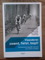 Jeroen Scheerder - Vlaanderen zwemt, fiets, loopt!, Ophalen of Verzenden, Zo goed als nieuw, Jeroen Scheerder; Elien Claes