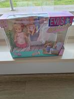 Evi's Doll cradle.  Popje met babypopje en kinderwieg, Kinderen en Baby's, Ophalen of Verzenden, Nieuw, Overige typen