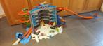 Garage Hot Wheels Ultimate Shark + andere accessoires, Ophalen, Zo goed als nieuw, Hot Wheels, Met looping