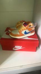 Nike Dunk Low  oranje en blauwe kleur, Ophalen, Zo goed als nieuw
