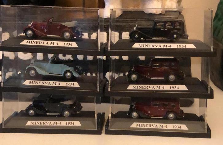 Modelauto Minerva M4 1934 1/87 - HO, Hobby en Vrije tijd, Modelauto's | 1:87, Gebruikt, Auto, Overige merken, Ophalen of Verzenden