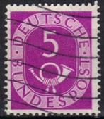 Duitsland Bundespost 1951-1952 - Yvert 11 - Posthoorn (ST), Postzegels en Munten, Postzegels | Europa | Duitsland, Verzenden, Gestempeld