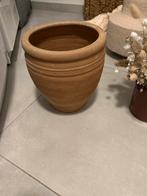 Terracotta pot – natuurlijke look – goede staat, Tuin en Terras, Ophalen, Zo goed als nieuw, Terracotta